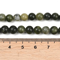 天然な中国のヒスイのビーズ連売り  台湾ヒスイ  ラウンド  6mm  穴：1mm  約58~60個/連  15インチ&nbsp;G-F363-6mm
