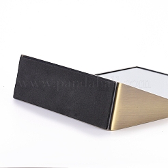 回転式鉄製化粧鏡  両面鏡  長方形  アンティークブロンズ  27.4x21.4x6.9cm&nbsp;MJEW-E004-01