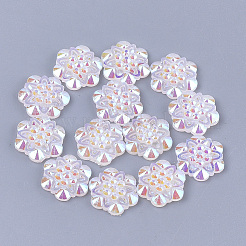 Resin Rhinestone Cabochons&nbsp;CRES-T012-04