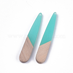 Resin & Walnut Wood Pendants&nbsp;RESI-S358-40D