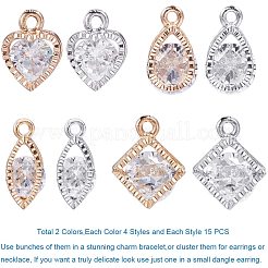 Alloy Charms&nbsp;ZIRC-PH0002-05