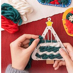 DIY Christmas Tree Wooden Weaving Art&nbsp;DIY-P033-03