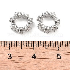 Sakura Cherry Blossom Flower European Beads&nbsp;KK-B102-35P