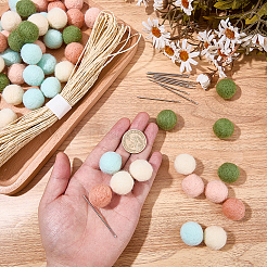 80Pcs Wool Felt Balls&nbsp;DIY-SC0034-05A