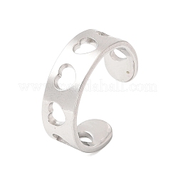 304 Stainless Steel Cuff Open Rings for Women&nbsp;SA-CBA82C8-20P