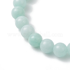Dyed Natural Malaysia Jade Round Beads Stretch Bracelets for Women Men&nbsp;BJEW-JB13441