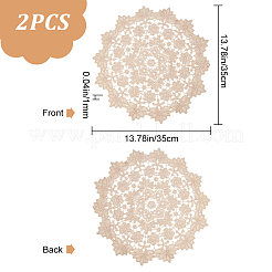 Polyester Cup Mats&nbsp;LS-AJEW-WH0347-02B