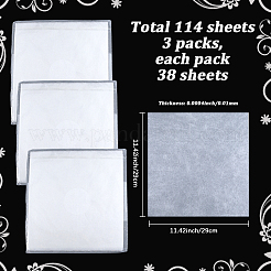114Pcs Square Cotton Flower Bouquet Wrapping Paper Decoration&nbsp;AJEW-SP0004-30C