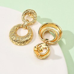 Brass Dangle Stud Earrings&nbsp;EJEW-F389-16B-G