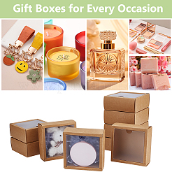 Foldable Square Paper Storage Gift Boxes&nbsp;LS-CON-WH0110-42C-03