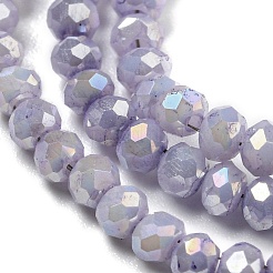 Opaque Baking Paint Glass Beads Strands&nbsp;DGLA-F002-03B