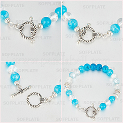 120Pcs Tibetan Style Alloy Toggle Clasps&nbsp;TIBE-SP0001-02