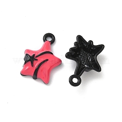 Spray Painted Alloy Enamel Pendants&nbsp;FIND-Z108-01EB