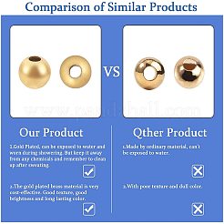 Brass Beads&nbsp;KK-NB0002-20G