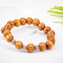 Pinewood Beads&nbsp;WOOD-OC0002-02