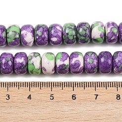 Dyed Synthetic Riverstone Beads Strands&nbsp;G-Z105-C01-01B