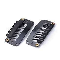 Spray Painted Iron Snap Hair Clips&nbsp;X-OHAR-S195-18