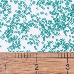 MIYUKIデリカビーズ  シリンダー  日本製シードビーズ  11/0  （db1268)マットカリブ透明ティール  1.3x1.6mm  穴：0.8mm  約20000個/袋  100 G /袋&nbsp;SEED-J020-DB1268