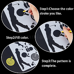 Plastic Drawing Painting Stencils Templates&nbsp;DIY-WH20012-07A