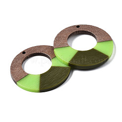 Resin & Walnut Wood Pendants&nbsp;RESI-S389-068A-A06
