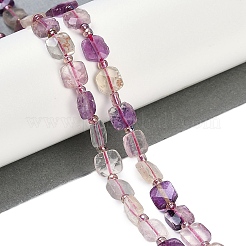 Natural Colorful Fluorite Beads Strands&nbsp;G-G182-H01-01