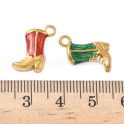 304 Stainless Steel Enamel Pendants&nbsp;STAS-I346-45G-03