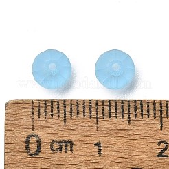 プレシオサ®クリスタルビーズ  チェコクリスタル  双円錐形(451 69 302 ロンデル)  60000 840 アクアマリンマット  6mm  穴：1mm&nbsp;Y-PRC-BA6-60000-840