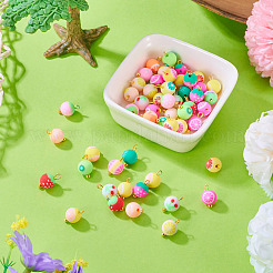 50Pcs Fruits Theme Handmade Polymer Clay Pendants&nbsp;CLAY-TA0007-08