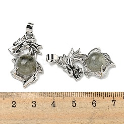 Natural Labradorite Pendants&nbsp;G-G111-01P-02