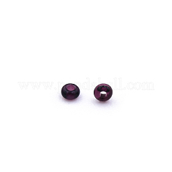 透明チェコガラスシードビーズ15/0個  ラウンド  ブラック  1.5x1mm  穴：0.5mm  約500 G /袋&nbsp;SEED-N004-004-13
