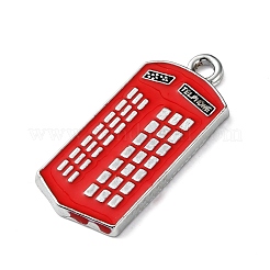 Alloy Enamel Pendants&nbsp;ENAM-F163-03B-P