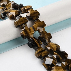 Natural Tiger Eye Beads Strands&nbsp;G-K357-C04-01