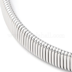 304 Stainless Steel Mesh Chain Choker Necklaces for Women&nbsp;NJEW-U012-03P-02