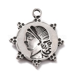 Non-Tarnish 304 Stainless Steel Charms&nbsp;STAS-B024-72P