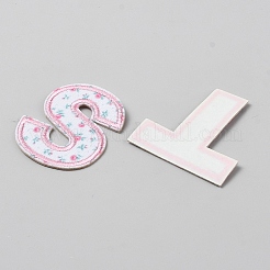 26Pcs Polyester Flower Pattern Embroidery Self-adhesive Patches&nbsp;PATC-TAC0011-07A