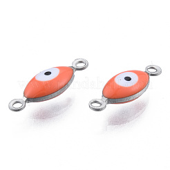 304 Stainless Steel Enamel Connector Charms&nbsp;STAS-N092-179F