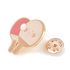 Sports Table Tennis Enamel Brooches&nbsp;JEWB-I063-03KCG-02