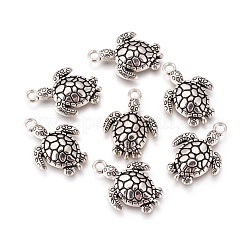 Tibetan Style Alloy Sea Turtle Pendants&nbsp;TIBEP-22101-AS-FF