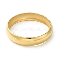 304ステンレススチールプレーンバングル  ゴールドカラー  ワイド：15mm  内径：2-1/2インチ（6.35cm）&nbsp;BJEW-Q773-03D-G