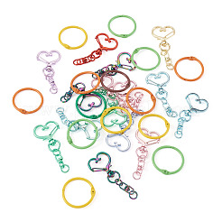 15Pcs Spray Painted Alloy Swivel Snap Hook Clasps&nbsp;FIND-TA0010-58