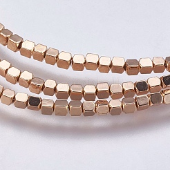 Electroplate Non-magnetic Synthetic Hematite Bead Strands&nbsp;G-K237-07
