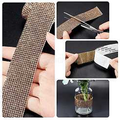 Glitter Glass Hotfix Rhinestone(Resin On The Back)&nbsp;DIY-WH0214-29