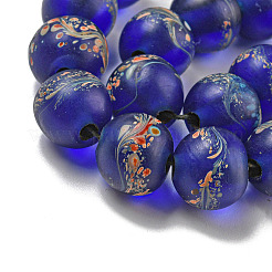 Handmade Lampwork Beads Strands&nbsp;BLOW-D006-07D