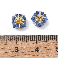 Brass & Glass Beads&nbsp;GL-CBA12D7-02G-04