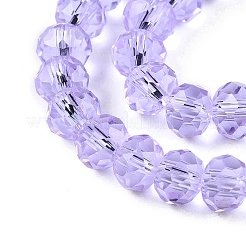 Transparent Glass Beads Strands&nbsp;GLAA-T023-6mm-B01