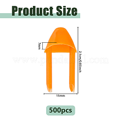 500Pcs Plastic Duck Mouth&nbsp;DIY-UN0008-53