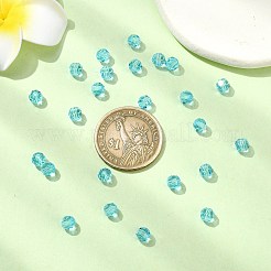 プレシオサ®クリスタルビーズ  チェコクリスタル  451 19 602 ラウンド  60010 アクアボヘミカ  5mm  穴：1mm&nbsp;X-PRC-BB5-60010