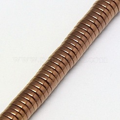 Electroplate Non-magnetic Synthetic Hematite Beads Strands&nbsp;X-G-J164A-3mm-01