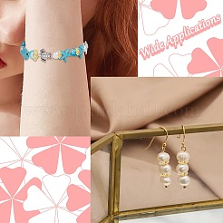10Pcs 5 Styles Rack Plating Flower Brass Micro Pave Clear Cubic Zirconia Bead Caps&nbsp;KK-CJ0002-73