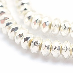 Electroplate Non-magnetic Synthetic Hematite Beads Strands&nbsp;G-L485-06D-S